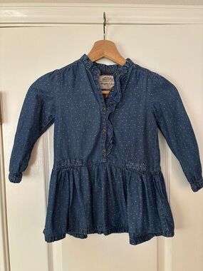 Mayoral Jeans Toddler Girl Denim Dress - size 3T - like brand new!